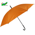 silver coated anti uv chromatic plain color orange umbrella